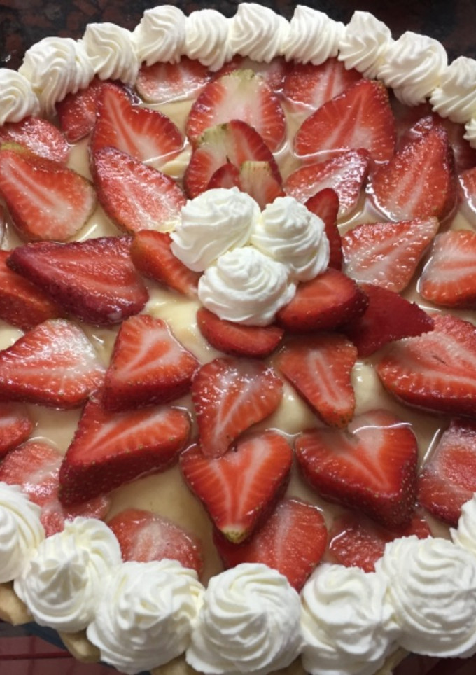 Una foto de Tarta de frutillas