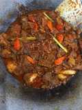 Gongso Daging Kambing Pedas