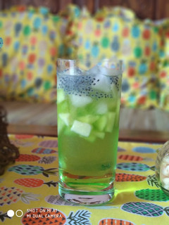 Foto resep Es Melon selasih