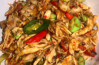 Cara Buat Ayam suwir pedas Untuk Pemula