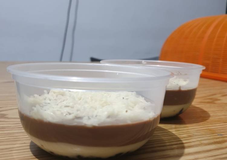 Puding choco chesse oreo