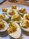 Deviled Eggs with Mayonnaise and Mustard 🐣