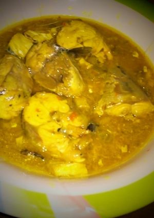 A picture of Fish pepper soup.