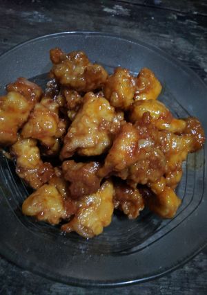 Foto resep Chiken popcorn asam manis 😋