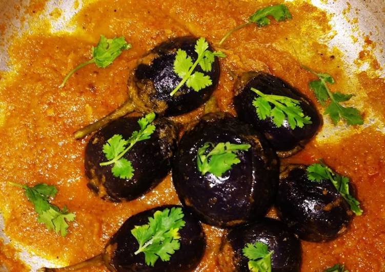 Get Inspiration of Gurthi Vankaya Curry (Egg Plant)