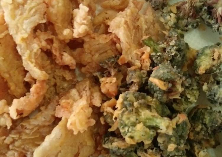 Resep Kriuk jamur dan brokoli Anti Gagal