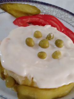 عکسی از دستور سالاد الویه خونگی🤤😎
