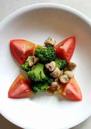 Foto resep Brokoli Jamur (sup kering)
