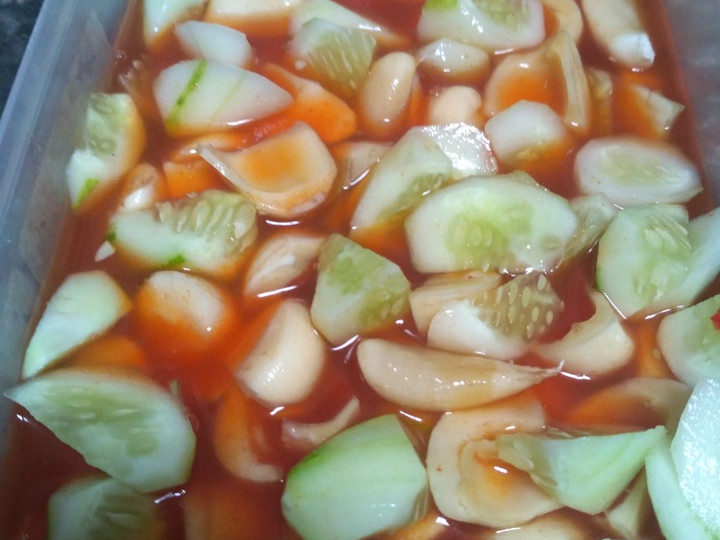 Cara Gampang Membuat 117. Asinan Salak dan Timun Anti Gagal