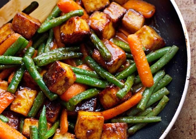 Garlic & Ginger Tofu Recipe by Rosa Darden - Cookpad