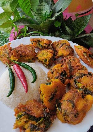 পাট পাতার বড়া(pat patar bora recipe in bengali) রেসিপির প্রধান ছবি