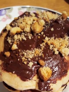 Φωτογραφία της συνταγής Νηστεία; Ε, και; Pancakes νηστίσιμα!!