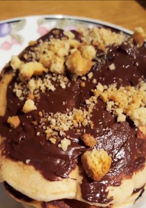 Φωτογραφία της συνταγής Νηστεία; Ε, και; Pancakes νηστίσιμα!!