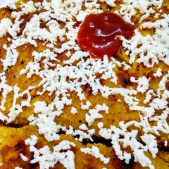 A picture of Bread pizza.