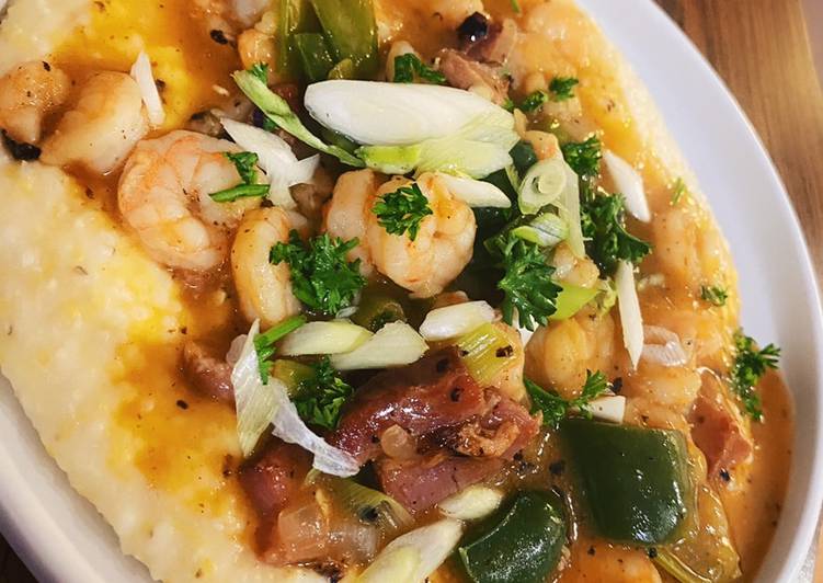 How to Make Speedy Shrimp + Grits w/ Pork Belly