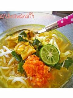Foto resep Soto Ayam Kuah Kuning Bening