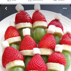 A picture of Grinch bites.