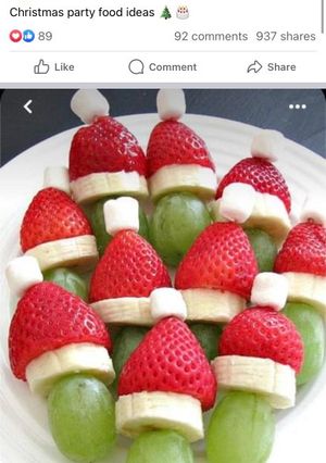A picture of Grinch bites.