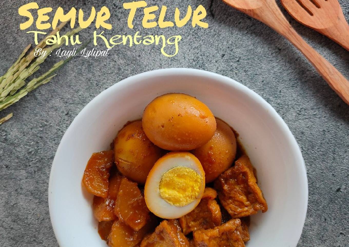 Semur Telur Tahu Kentang