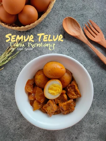 Langkah Gampang Membuat Resep Semur Telur Tahu Kentang yang Lezat Sekali Anti Ribet, Menggugah Selera