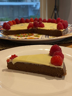 Una foto de Pastel de chocolate sin gluten