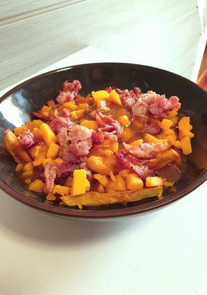 Une photo de Poutine à la bière