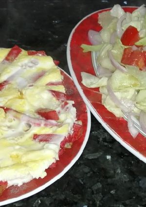 صورة لوصفة كاشير وبيض🥚 مع شلاضة