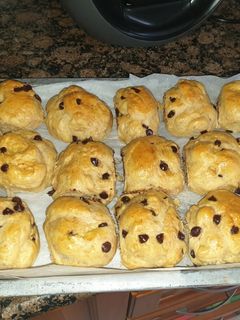Una foto de Bollitos de leche con pepitas de chocolate