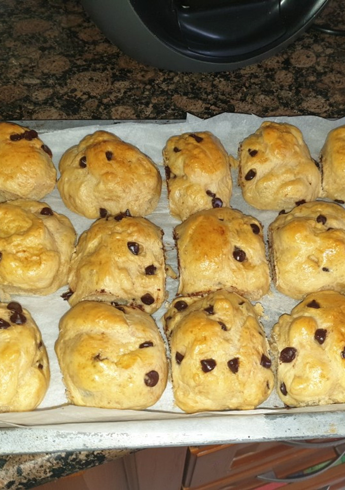 Una foto de Bollitos de leche con pepitas de chocolate