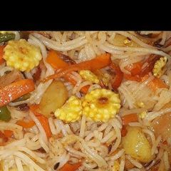 A picture of Vermicelli semiya upma.