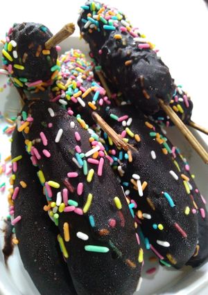 Foto resep Es pisang coklat