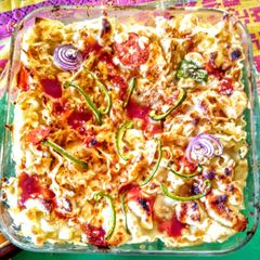 A picture of Chicken Lasagne.
