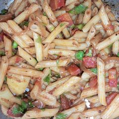 A picture of Penne pasta.