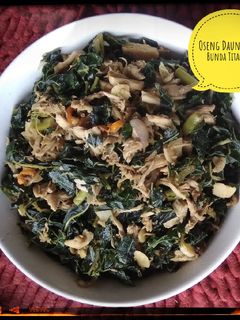 Foto resep Oseng Daun Pepaya Ayam Suwir