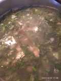 Magiritsa with Chicken and Fresh Mushrooms