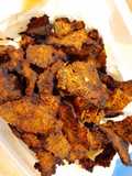 Homemade Vietnamese beef jerky