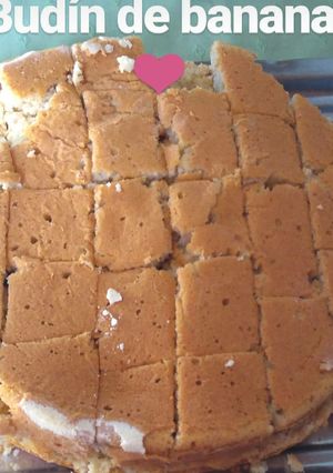 Una foto de Budín de banana