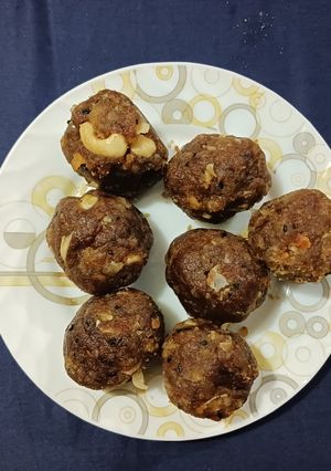 A picture of Aloevera Immunity booster Ladoo.