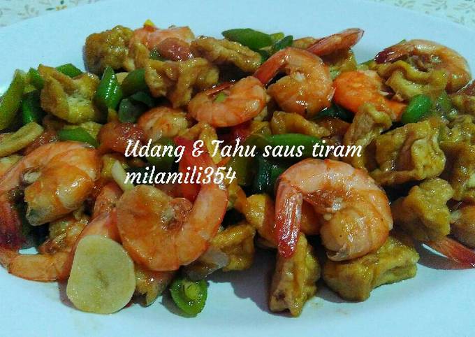 Resep Udang And Tahu Saus Tiram Oleh Dapoermila Cookpad