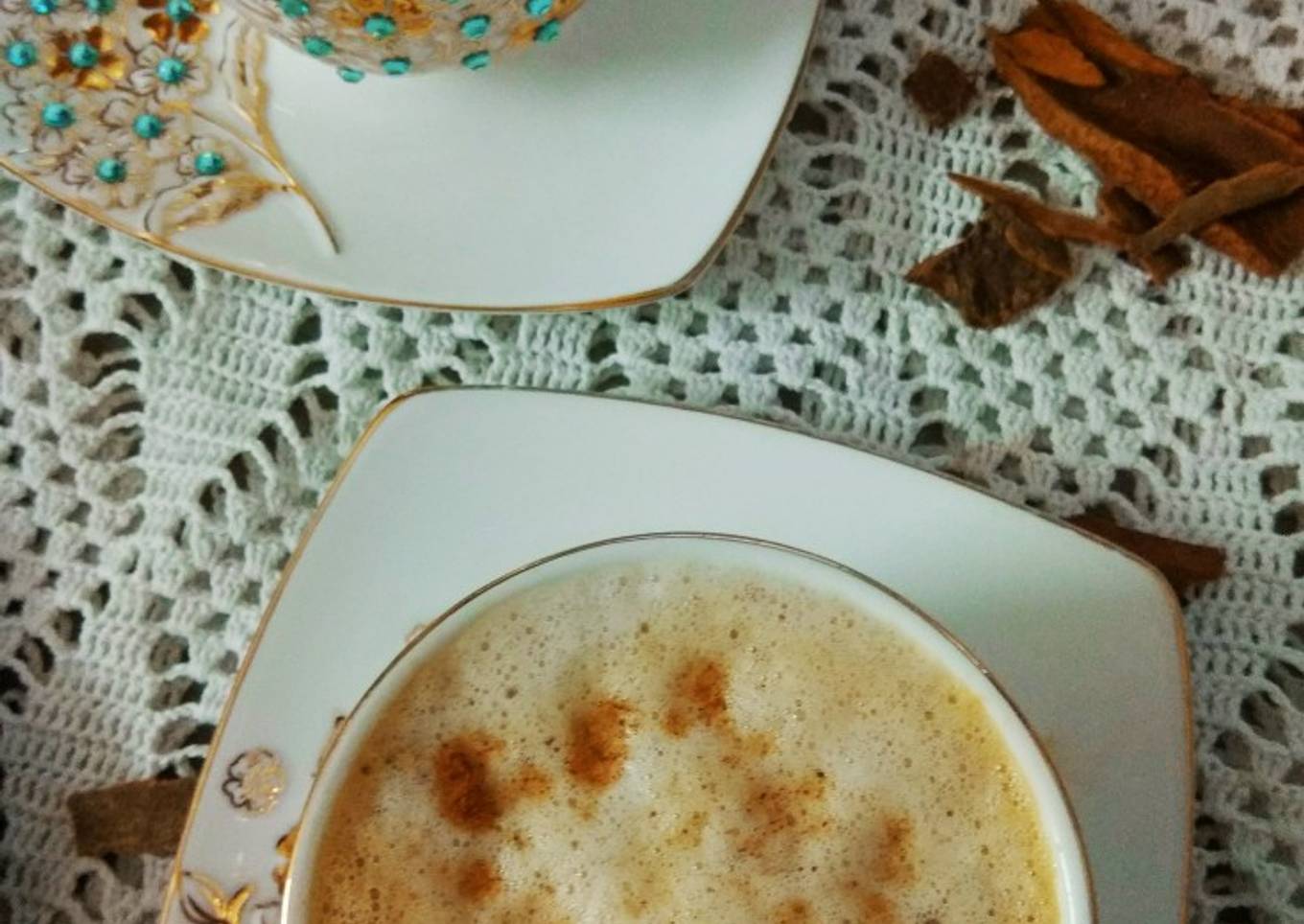 Cinnamon flavored Cappuccino