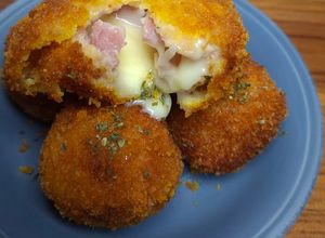 Foto resep Chicken Cordon Bleu Bites