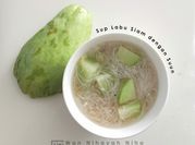 Gambar sup labu siam