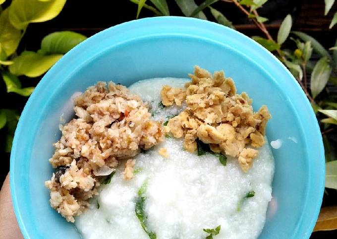 MPASI 8 BULAN Menu 4* "Pecel Lele Bubur Bayam"