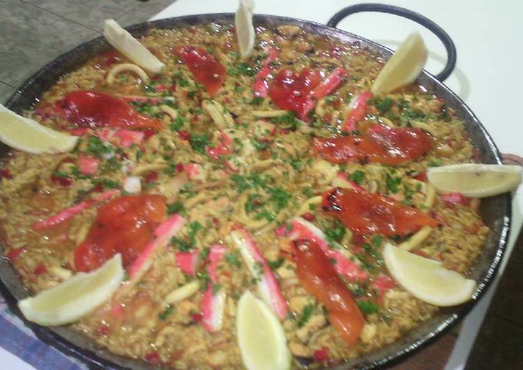 Paella de mariscos