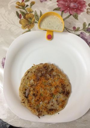 A picture of Oats uttapam.