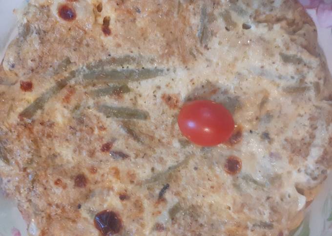 Passaggi a Preparare Fatto in casa Frittata al forno di legumi, tonno, verdure, spezie..#antispreco