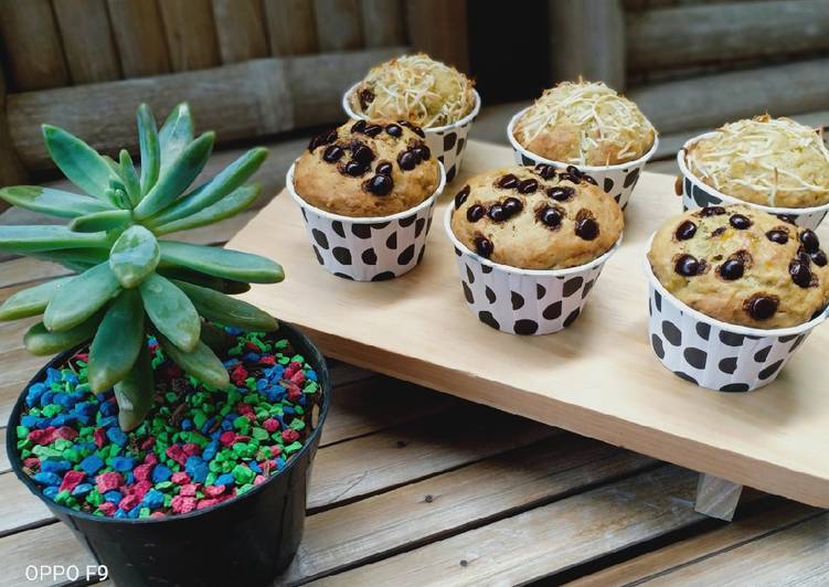 Resep Banana kismis muffin Anti Gagal