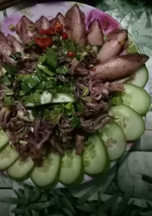 Hình của món Mực chiên nước mắm "món nhậu".