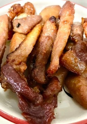รูปของ วิธีทำหมูแดดเดียวและอบด้วยหม้อทอดไร้น้ำมัน