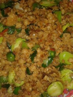 Foto resep Tumis oncom leunca pete